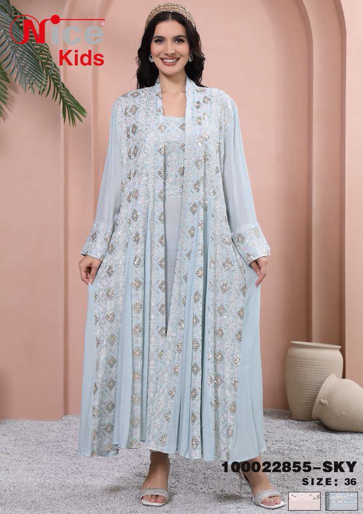 Vera Elegant Embroidered Layered Maxi Dress