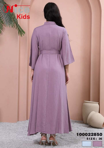 Vera Elegant Bow-Tie Floral Embroidered Midi Dress