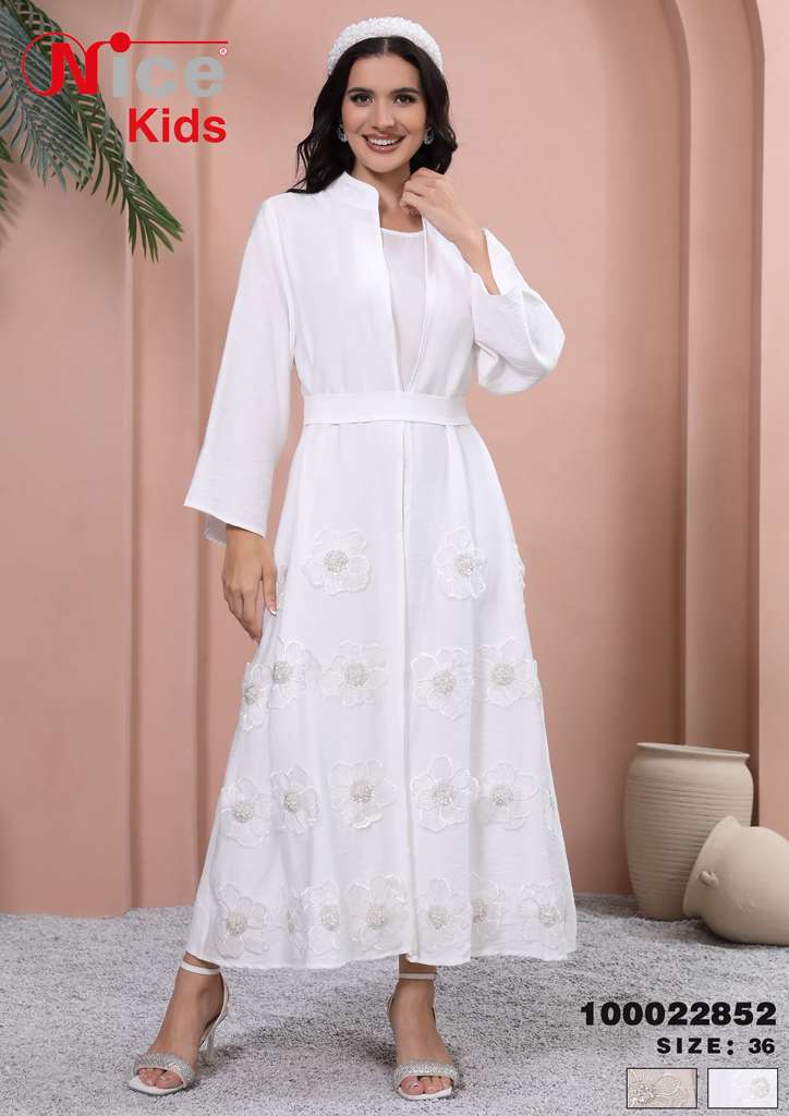 Vera Floral Embroidered Layered Dress Set
