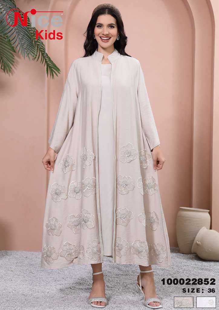 Vera Floral Embroidered Layered Dress Set