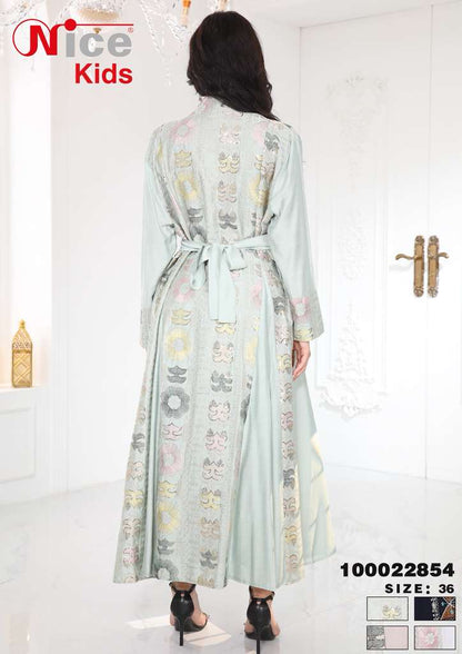 Vera Luxe Patterned Layered Maxi Dress
