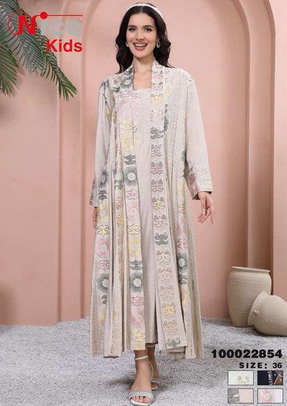 Vera Luxe Patterned Layered Maxi Dress