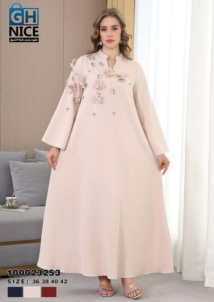 VERA Embellished Floral Maxi Dress