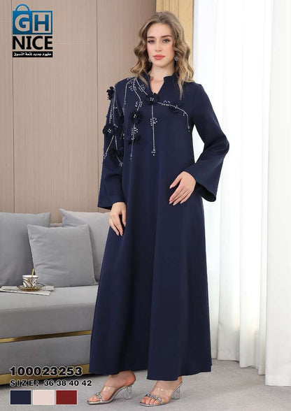 VERA Embellished Floral Maxi Dress